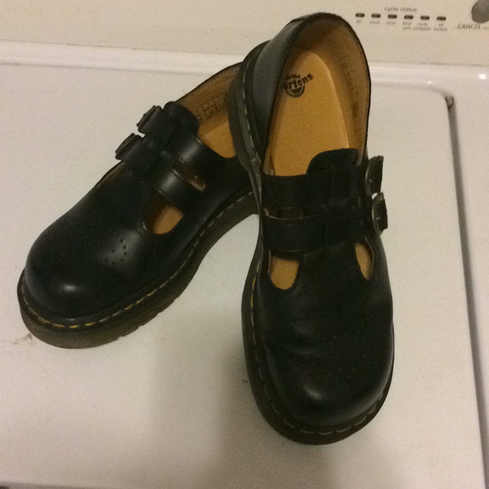Black Doc Marten Mary Janes